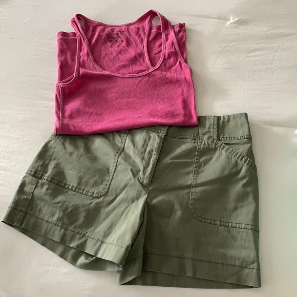 Khaki green WHBM shorts - Picture 10 of 12